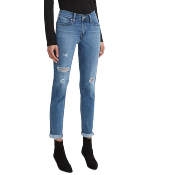 Levi’s Sculpt Boyfriend Jeans Women’s 30 Mid Rise Relaxed Tapered Leg NWT - Picture 1 of 10